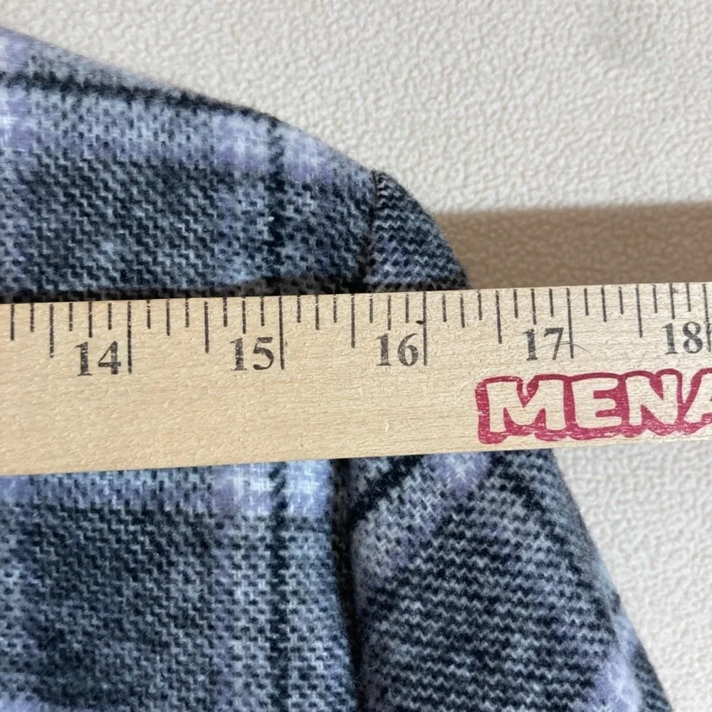 Evereve North Coast Coat Sz S Black/White Plaid‎ Wool Blend Professional Career